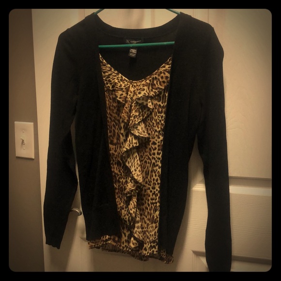 INC International Concepts Sweaters - ⭐️INC petite Leopard Print sweater 🐆⭐️